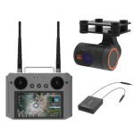 Wholesale Skydroid H12 12 Channel 2.4GHz 1080P Digital Video Data Transmission H12 3 in 1 Android Drone Remote Control